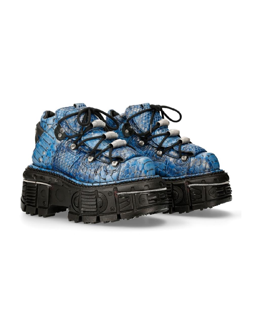 new rock ANKLE BOOT IMPERFECT WITH LACES M-106M-C9