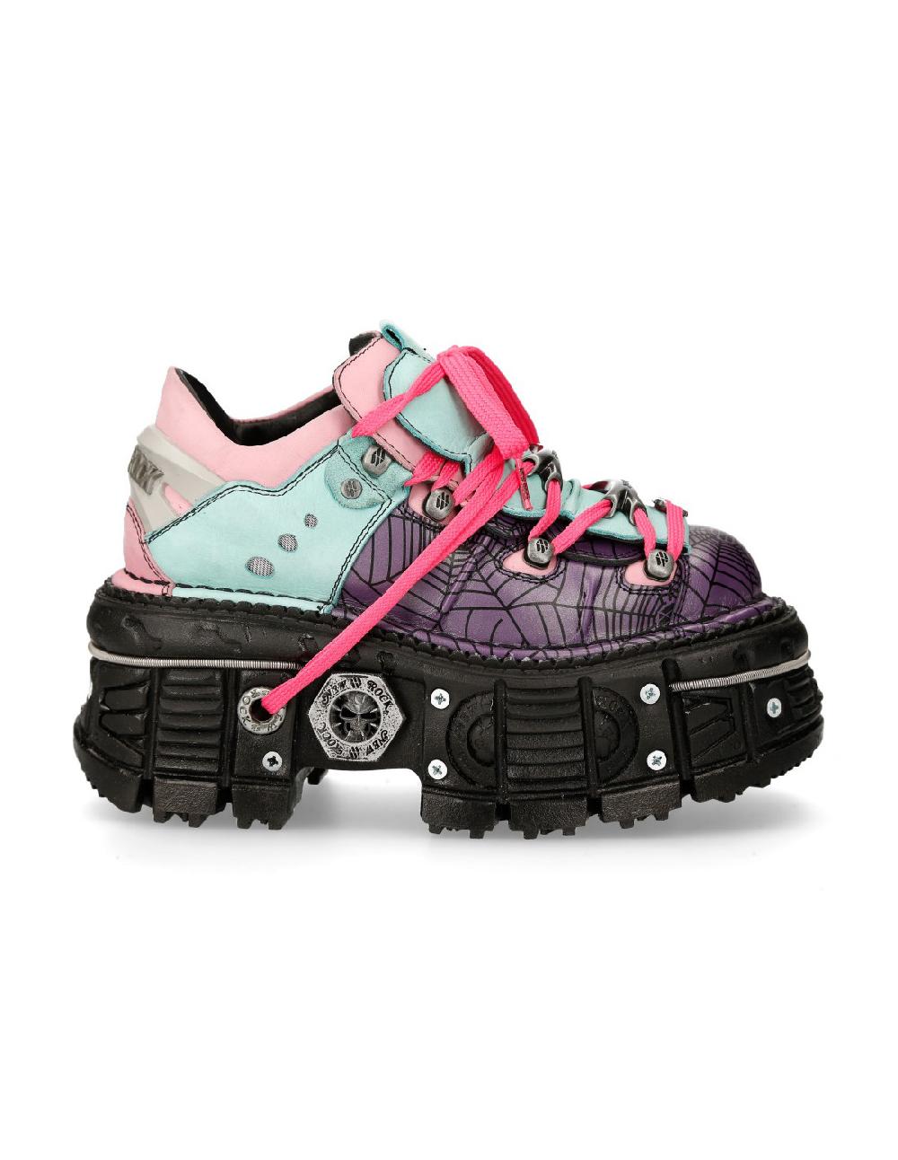 New Rock ANKLE BOOT IMPERFECT WITH LACES M-120-C6