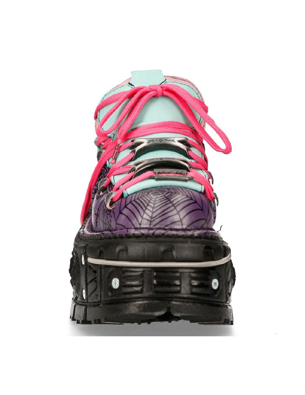 New Rock ANKLE BOOT IMPERFECT WITH LACES M-120-C6