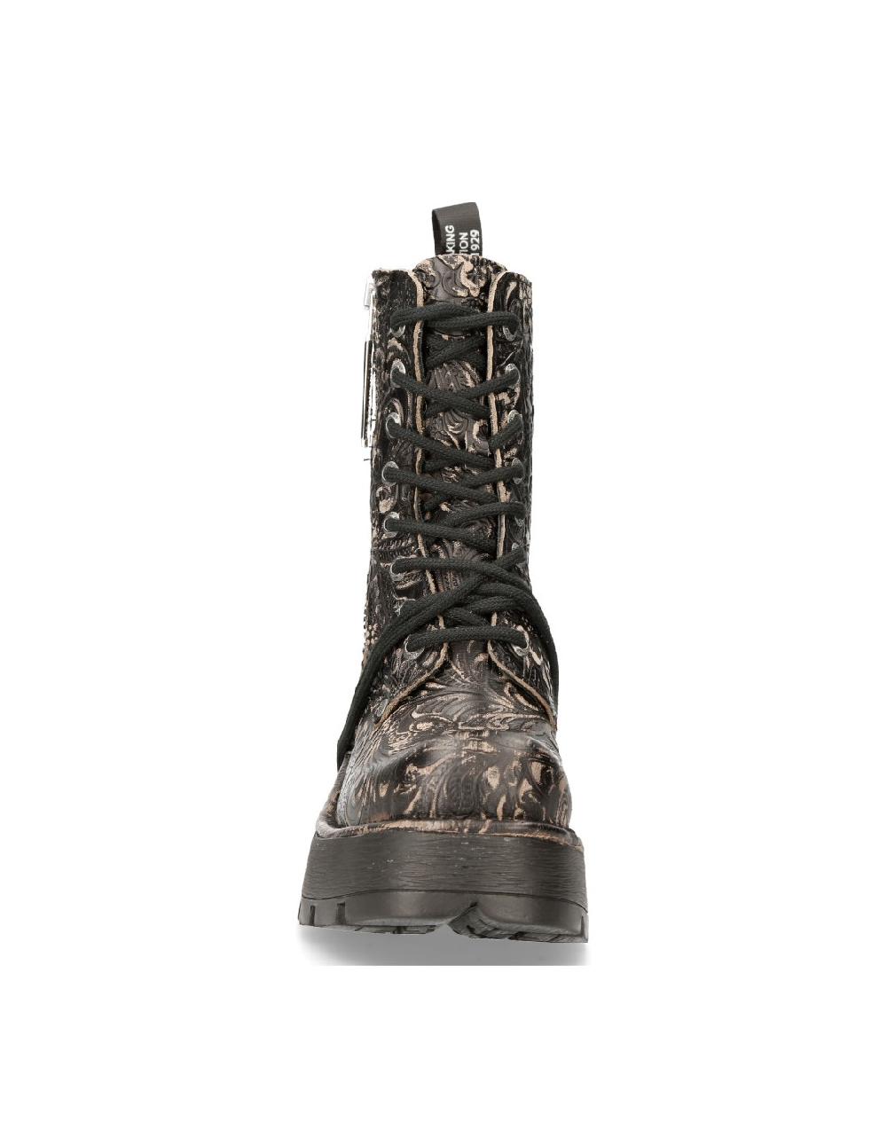 New Rock ANKLE BOOT METALLIC M-1045-C17