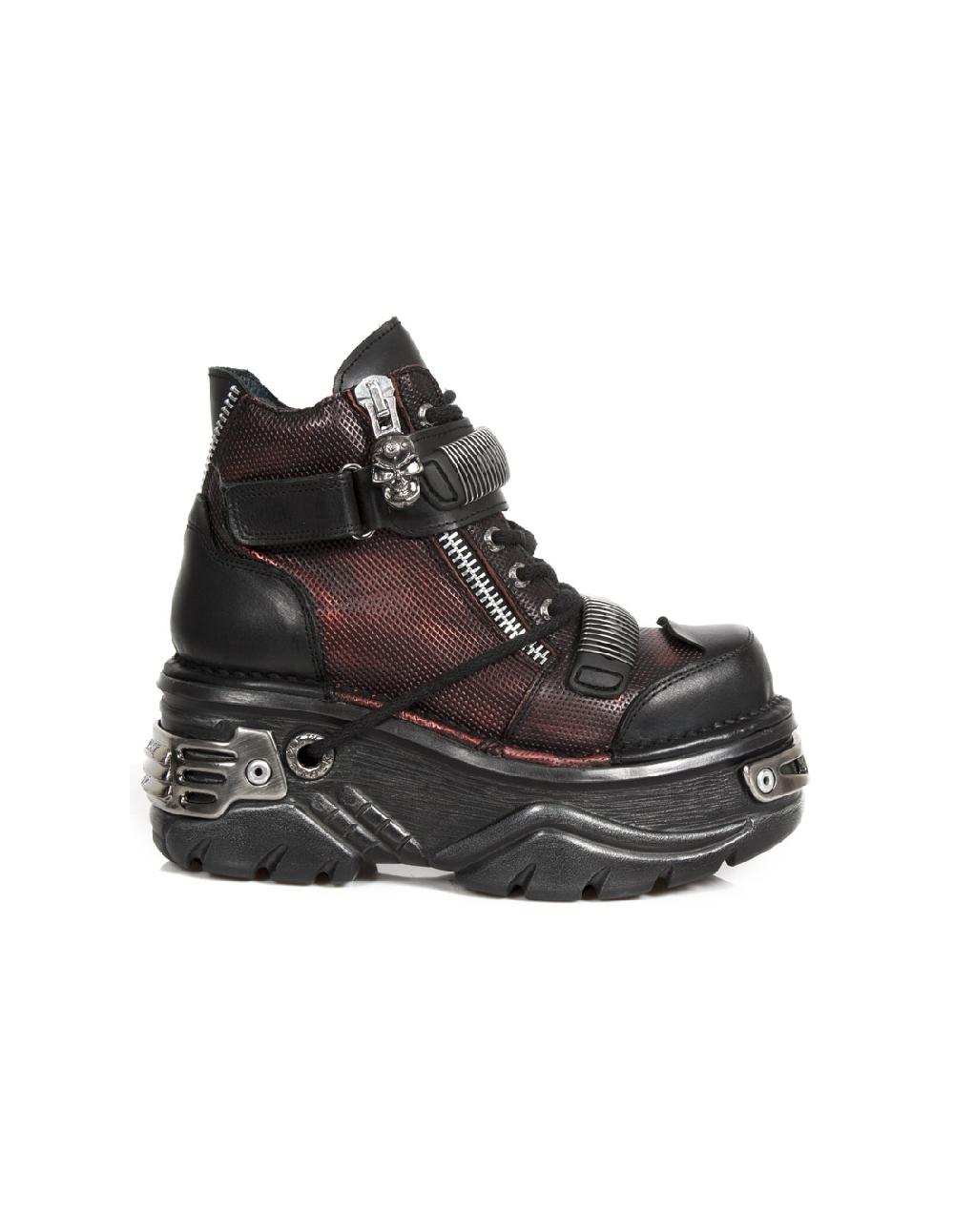 new rock ANKLE BOOT METALLIC M-1065-C1