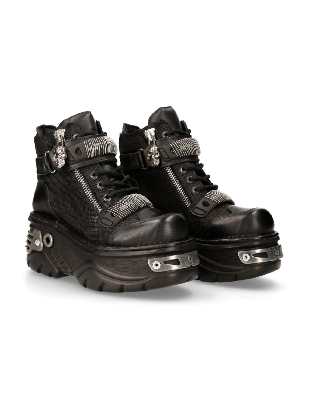 new rock ANKLE BOOT METALLIC M-1065-S1