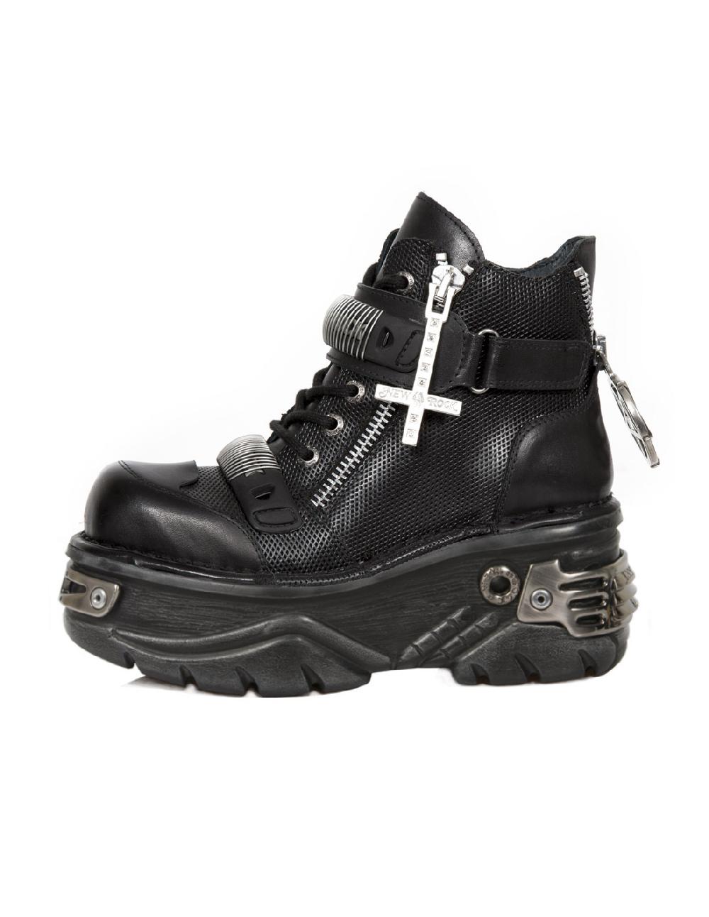 new rock ANKLE BOOT METALLIC M-1068-C1