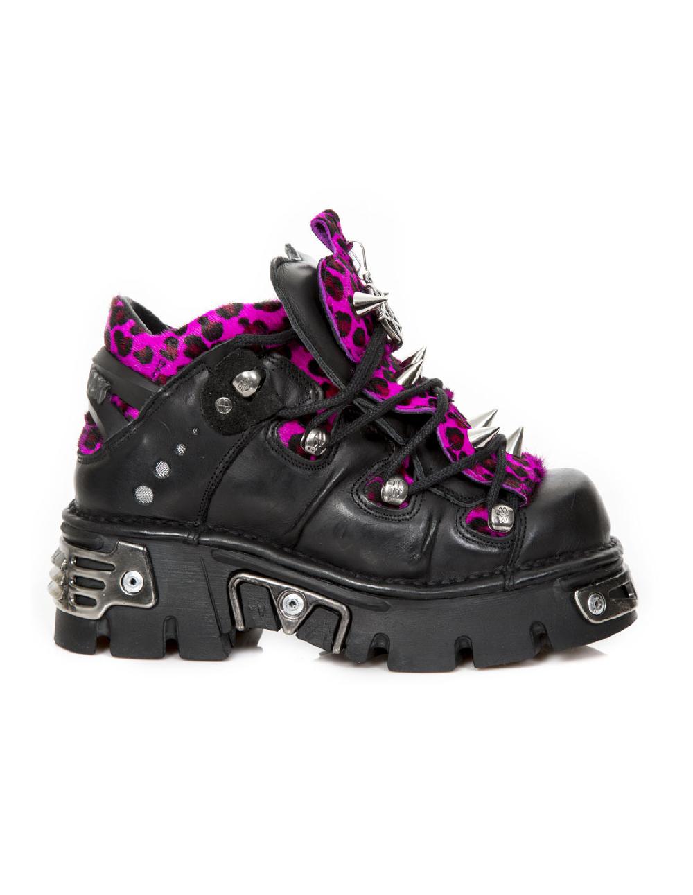 new rock ANKLE BOOT METALLIC M-110-C3