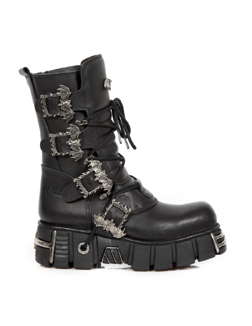 new rock ANKLE BOOT METALLIC M-1520-C1
