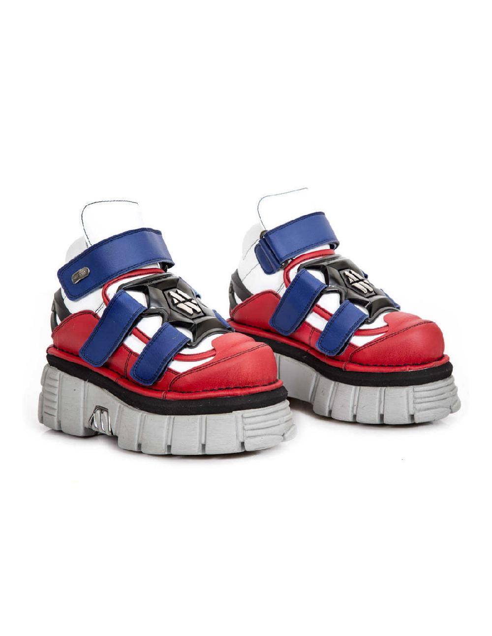 new rock ANKLE BOOT METALLIC M-285B-V1