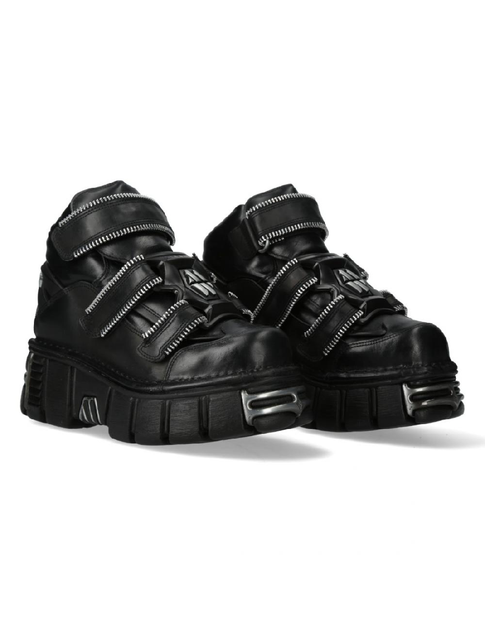 new rock ANKLE BOOT METALLIC M-286-C1