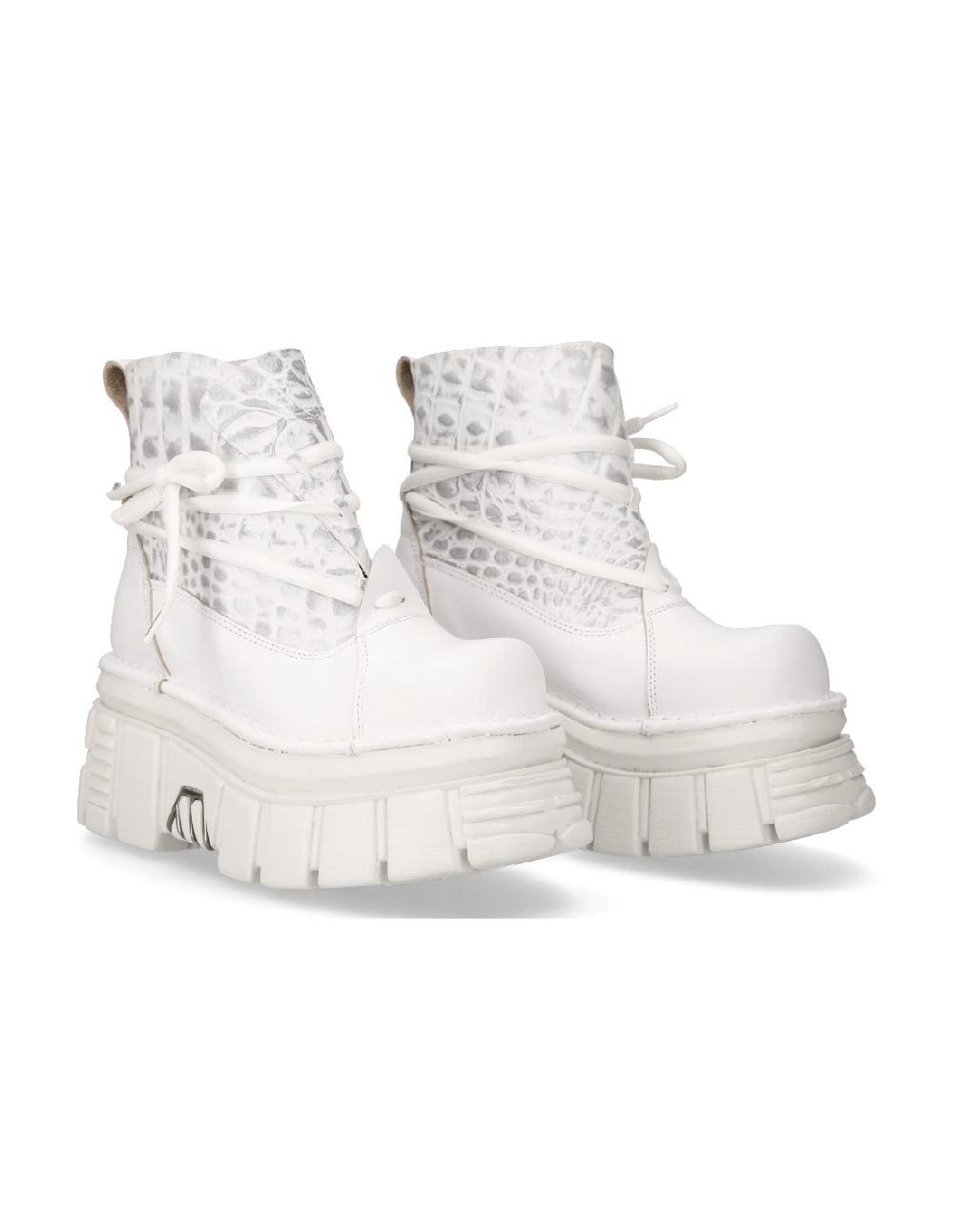 new rock ANKLE BOOT METALLIC M-462-C7