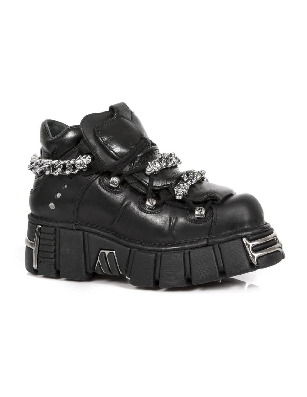 new rock ANKLE BOOT METALLIC M-616-C1