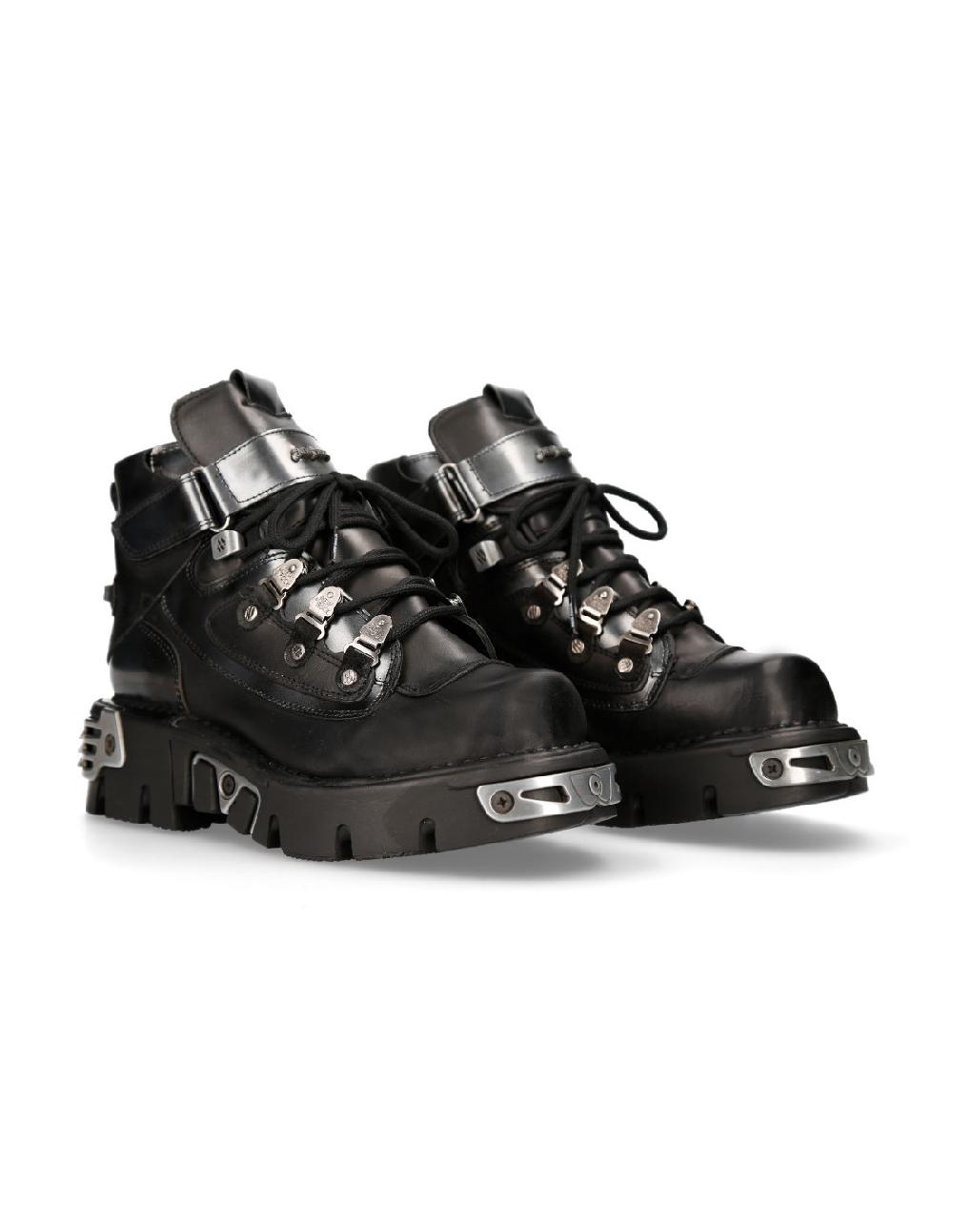 new rock ANKLE BOOT METALLIC M-654-C2