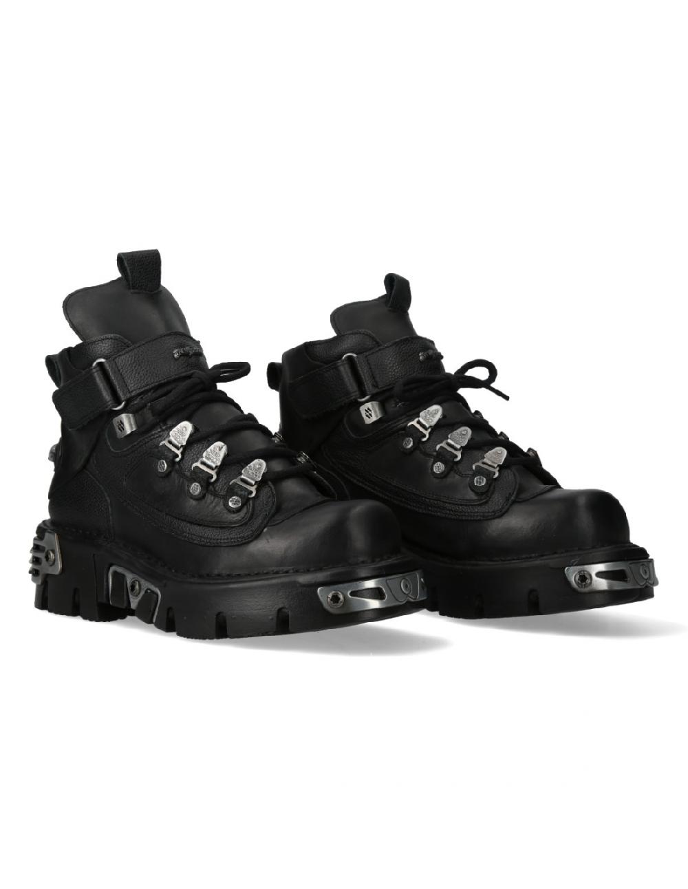 new rock ANKLE BOOT METALLIC M-654-S1