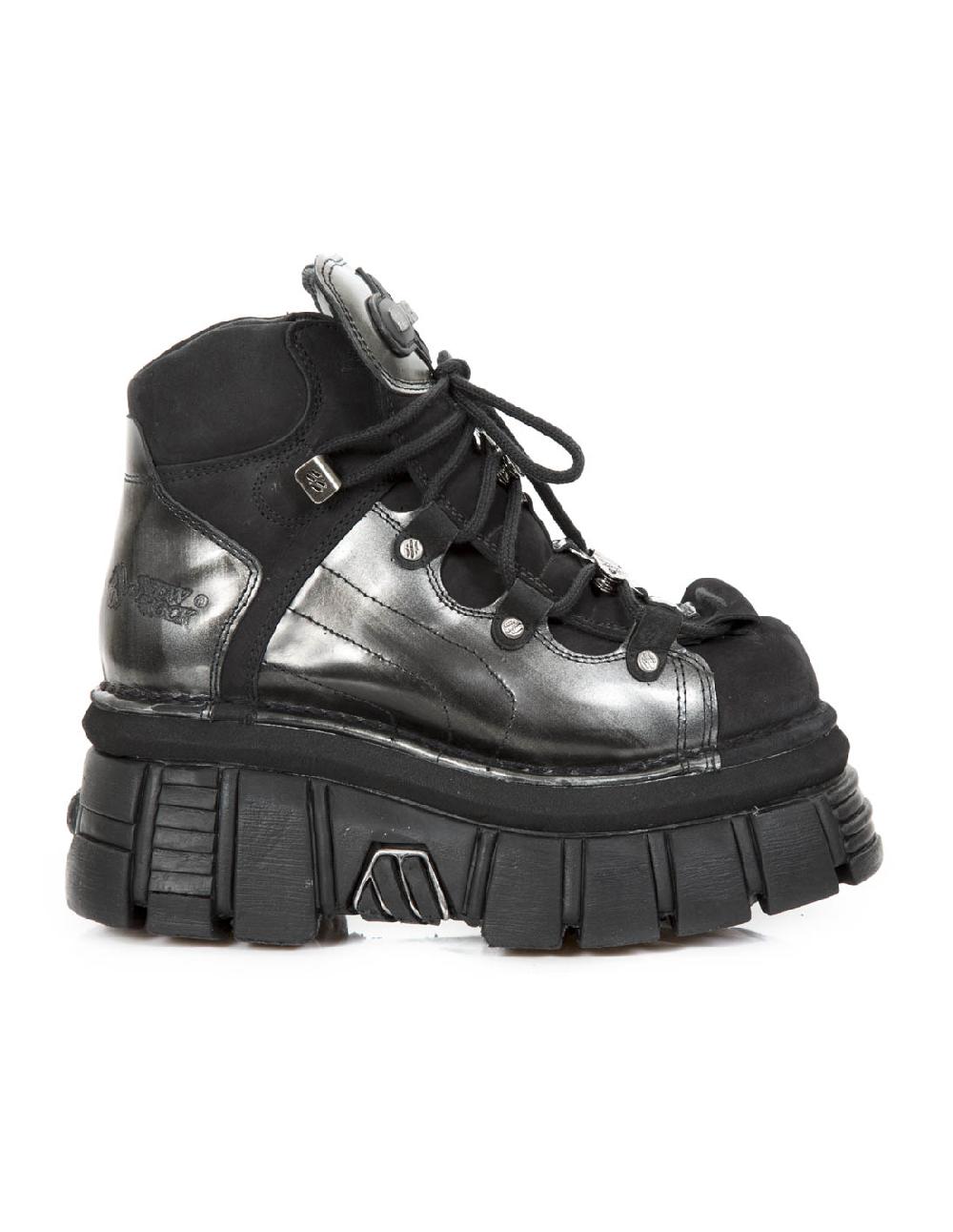new rock ANKLE BOOT METALLIC M-756-C6