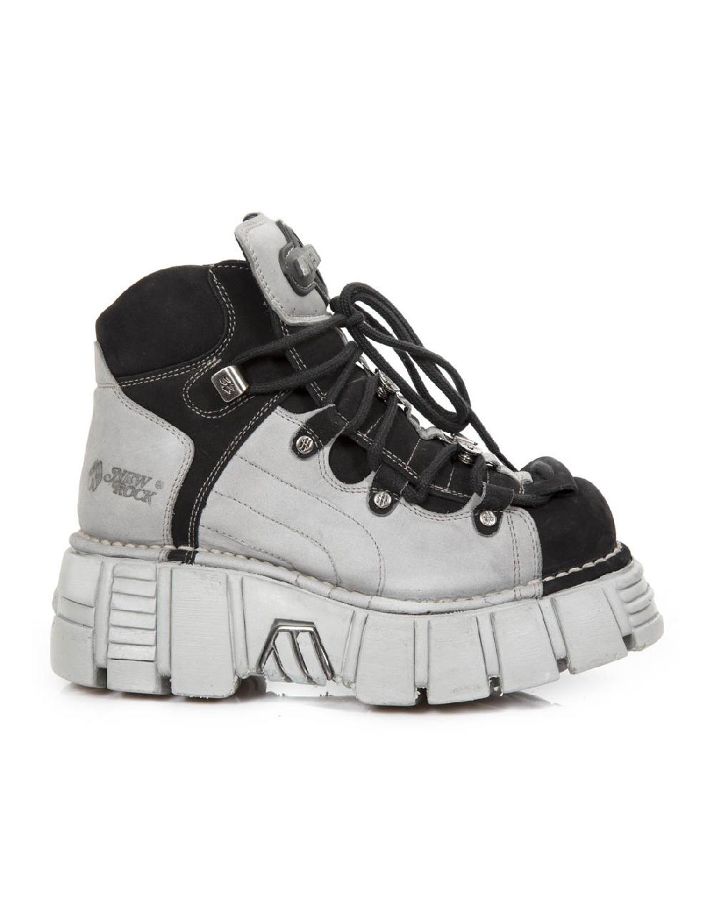 new rock ANKLE BOOT METALLIC M-756-C7