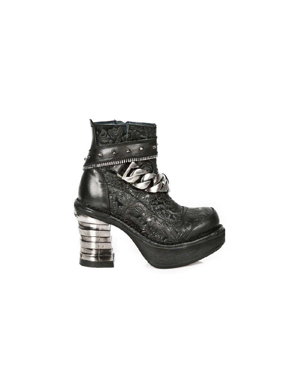 New Rock ANKLE BOOT METALLIC M-8361-C1