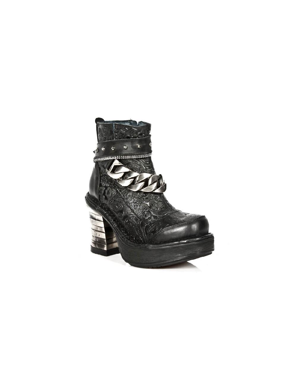 New Rock ANKLE BOOT METALLIC M-8361-C1