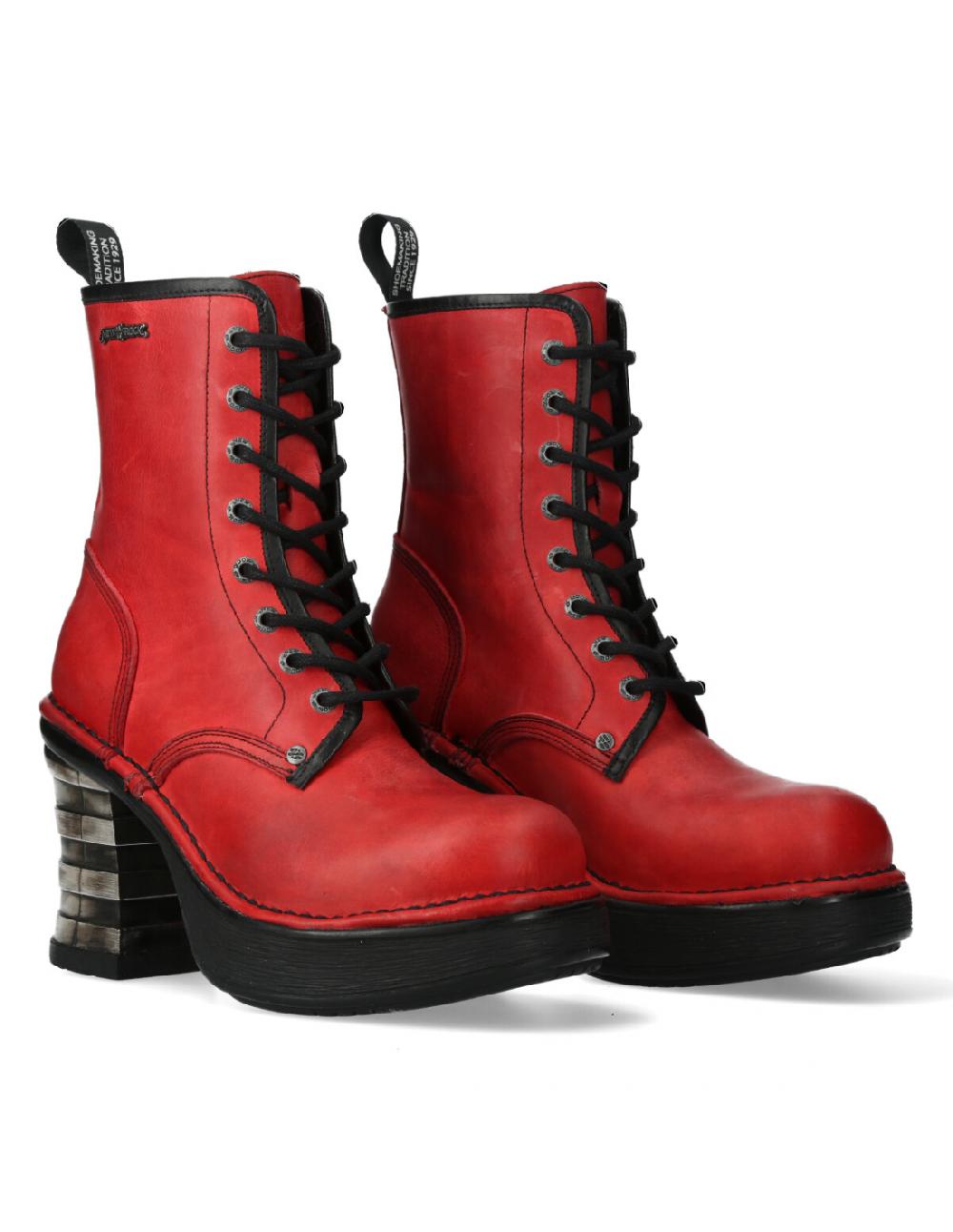 new rock ANKLE BOOT METALLIC M-8362-C1