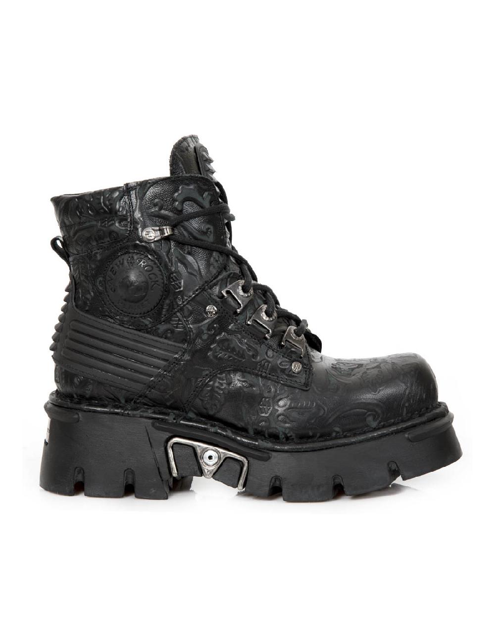 New Rock ANKLE BOOT METALLIC M-924-C3