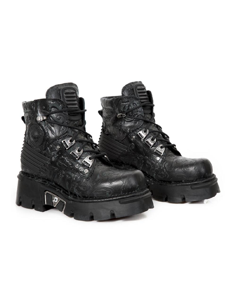 new rock ANKLE BOOT METALLIC M-924-C3