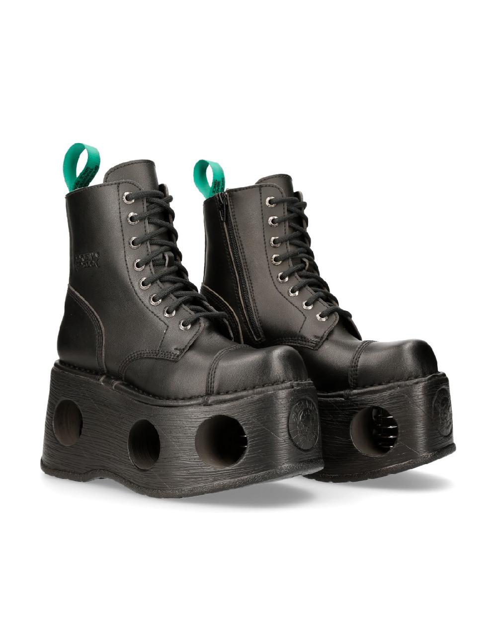 new rock ANKLE BOOT METALLIC M-MILI083C-V3