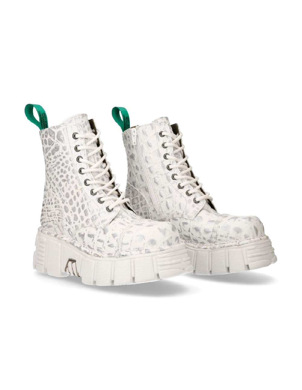 new rock ANKLE BOOT METALLIC M-MILI083C-V9