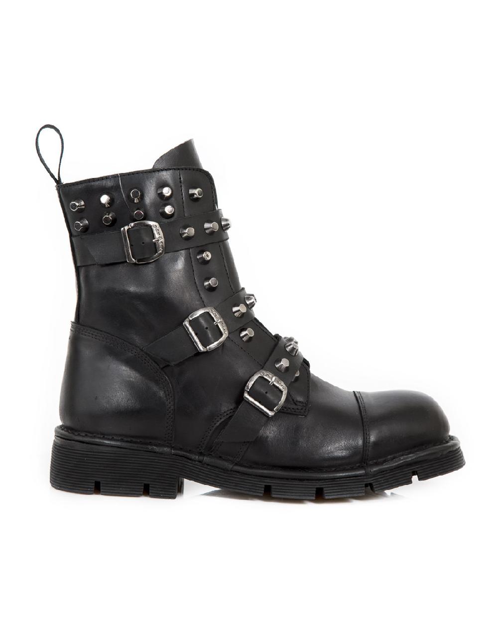 new rock ANKLE BOOT METALLIC M-MILI153-C1