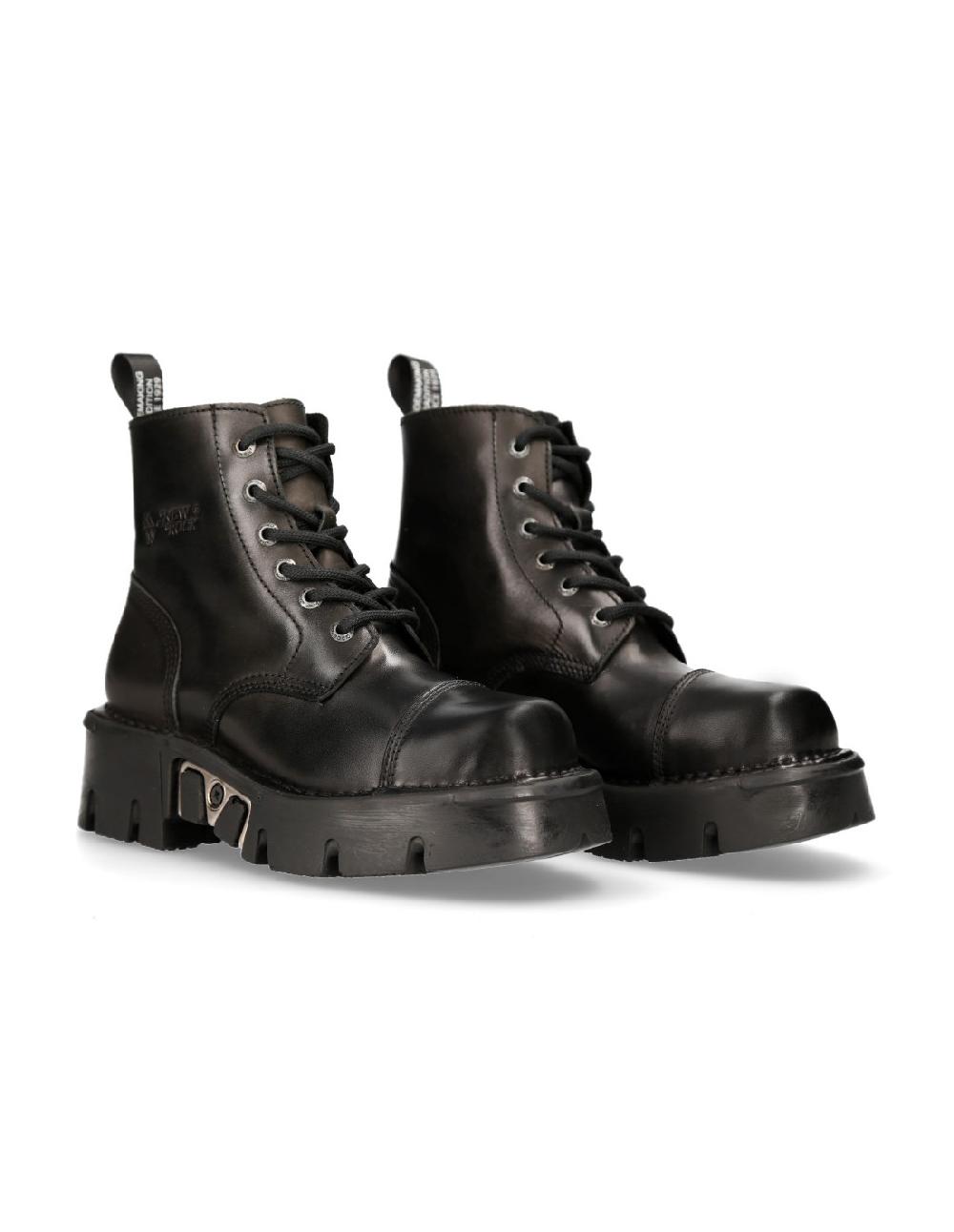 new rock ANKLE BOOT METALLIC M-MILI210N-C1