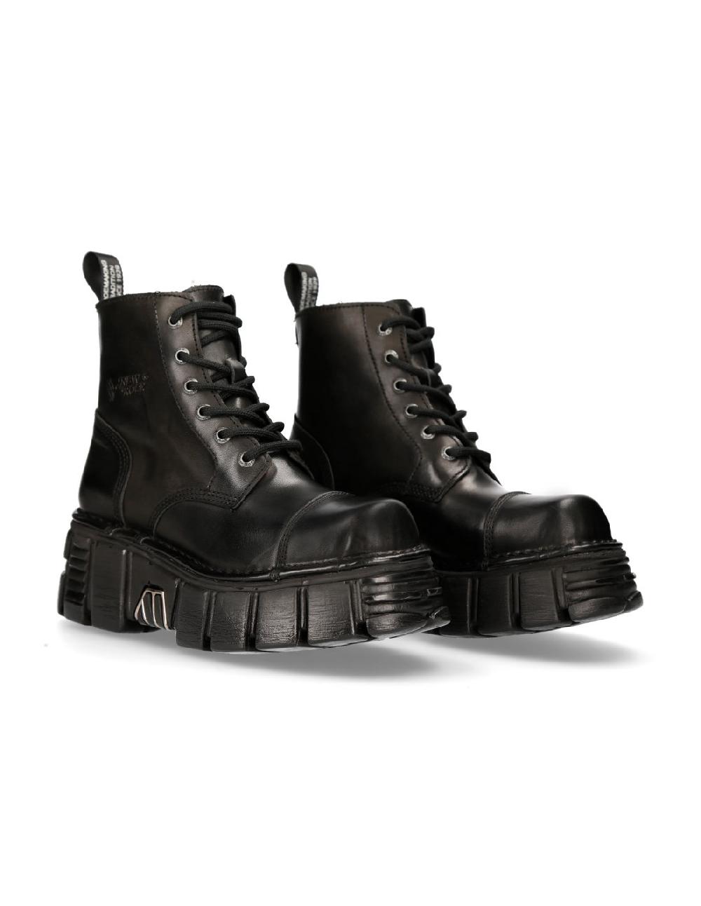 new rock ANKLE BOOT METALLIC M-MILI210N-C2