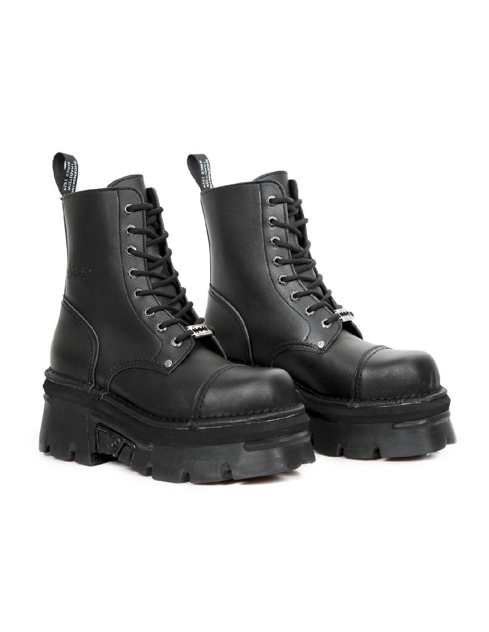 new rock ANKLE BOOT METALLIC M-NEWMILI083-V22