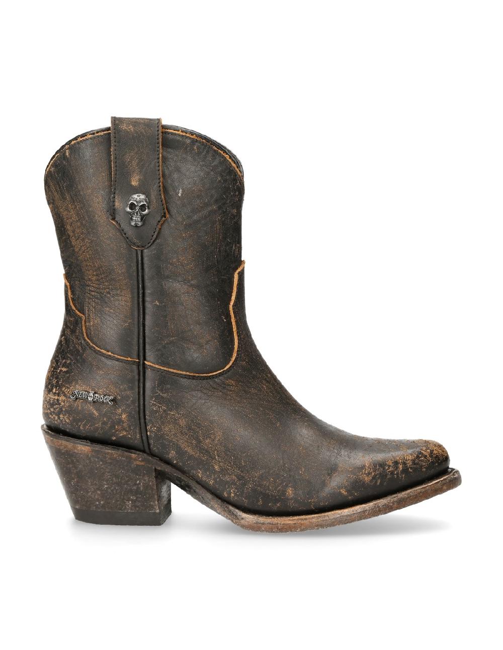 New Rock ANKLE BOOT MOKA SUELA M-WSTM006-S2