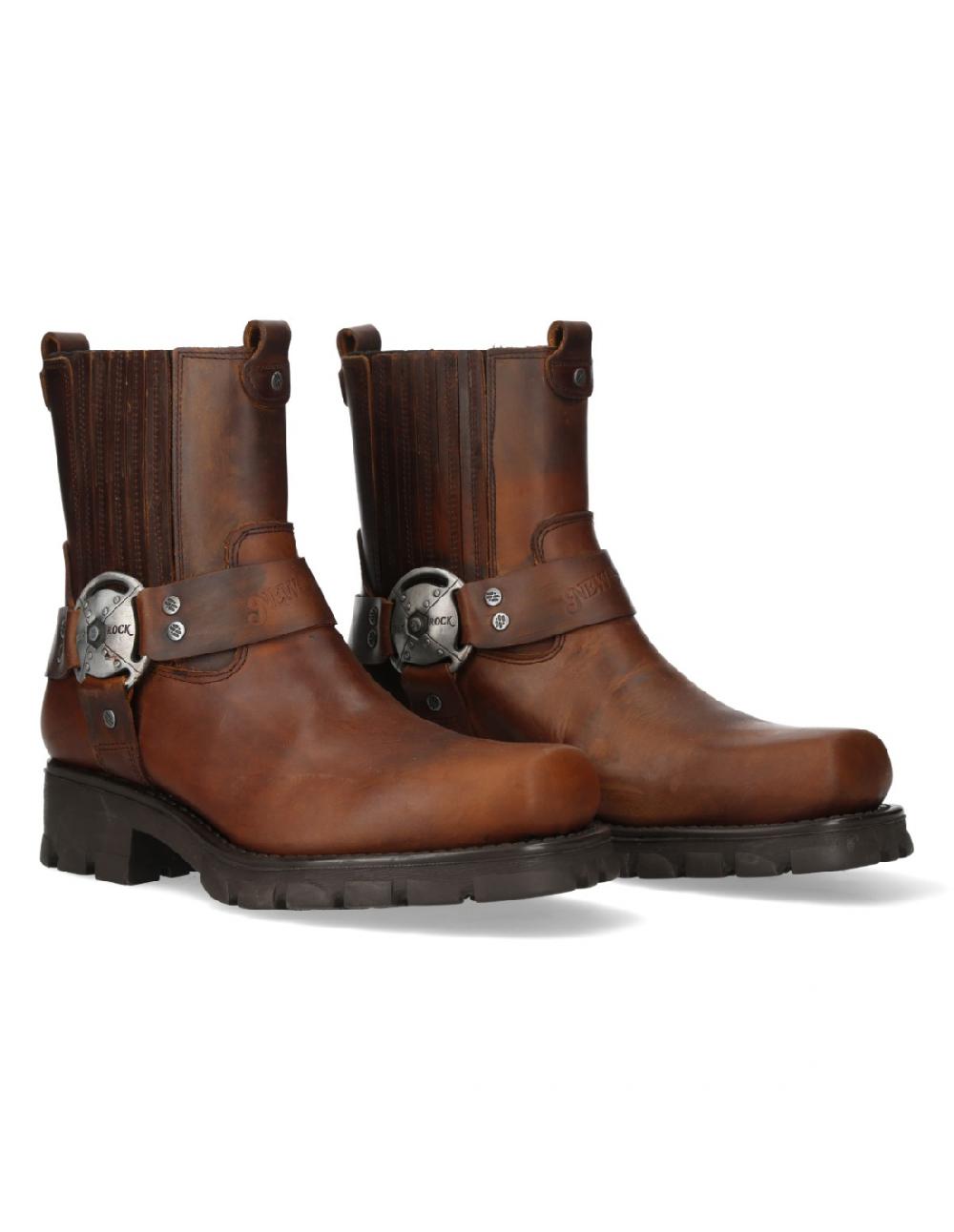 new rock ANKLE BOOT MOTORCYCLE M-7605-S20