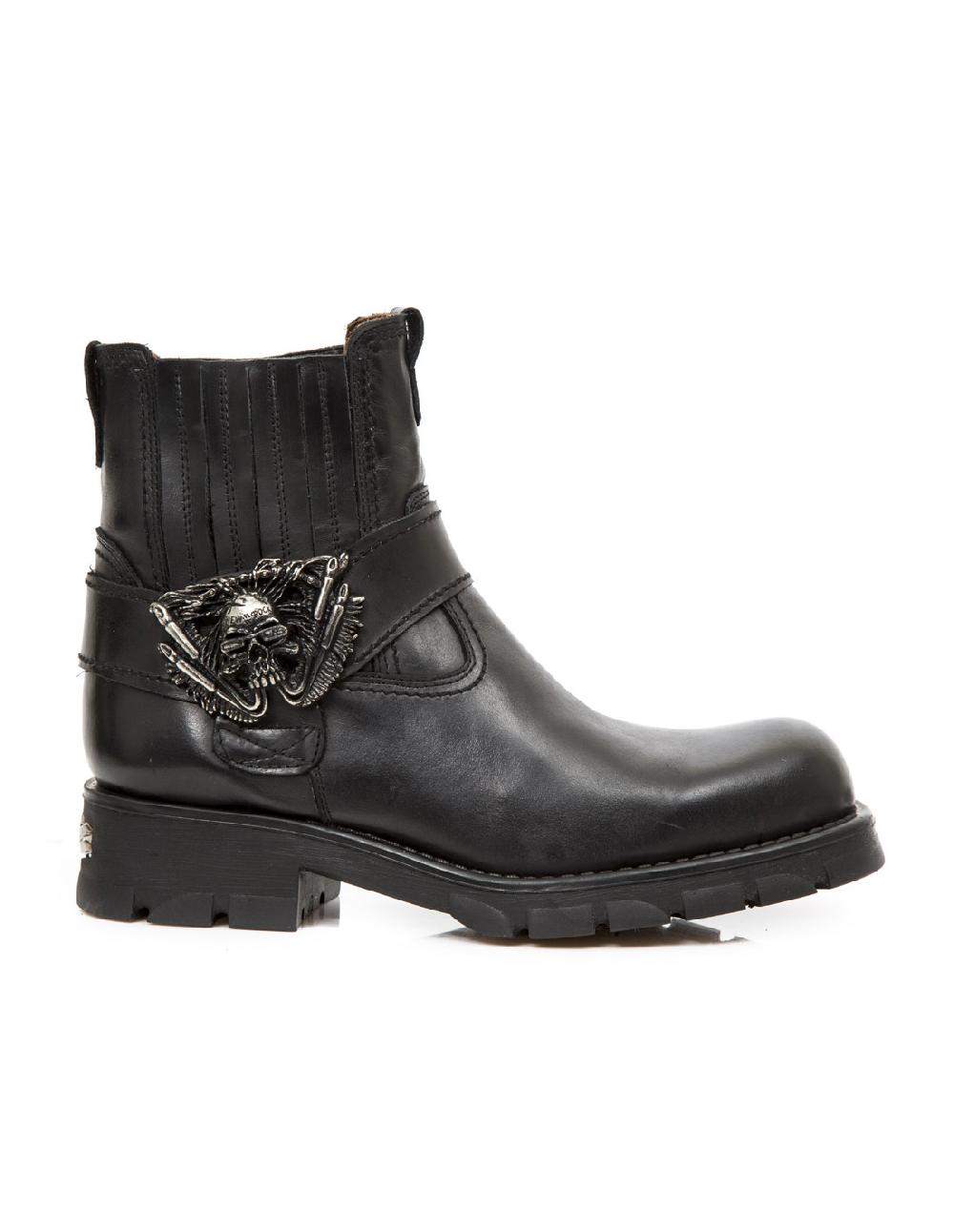 new rock ANKLE BOOT MOTORCYCLE M-7633-S1
