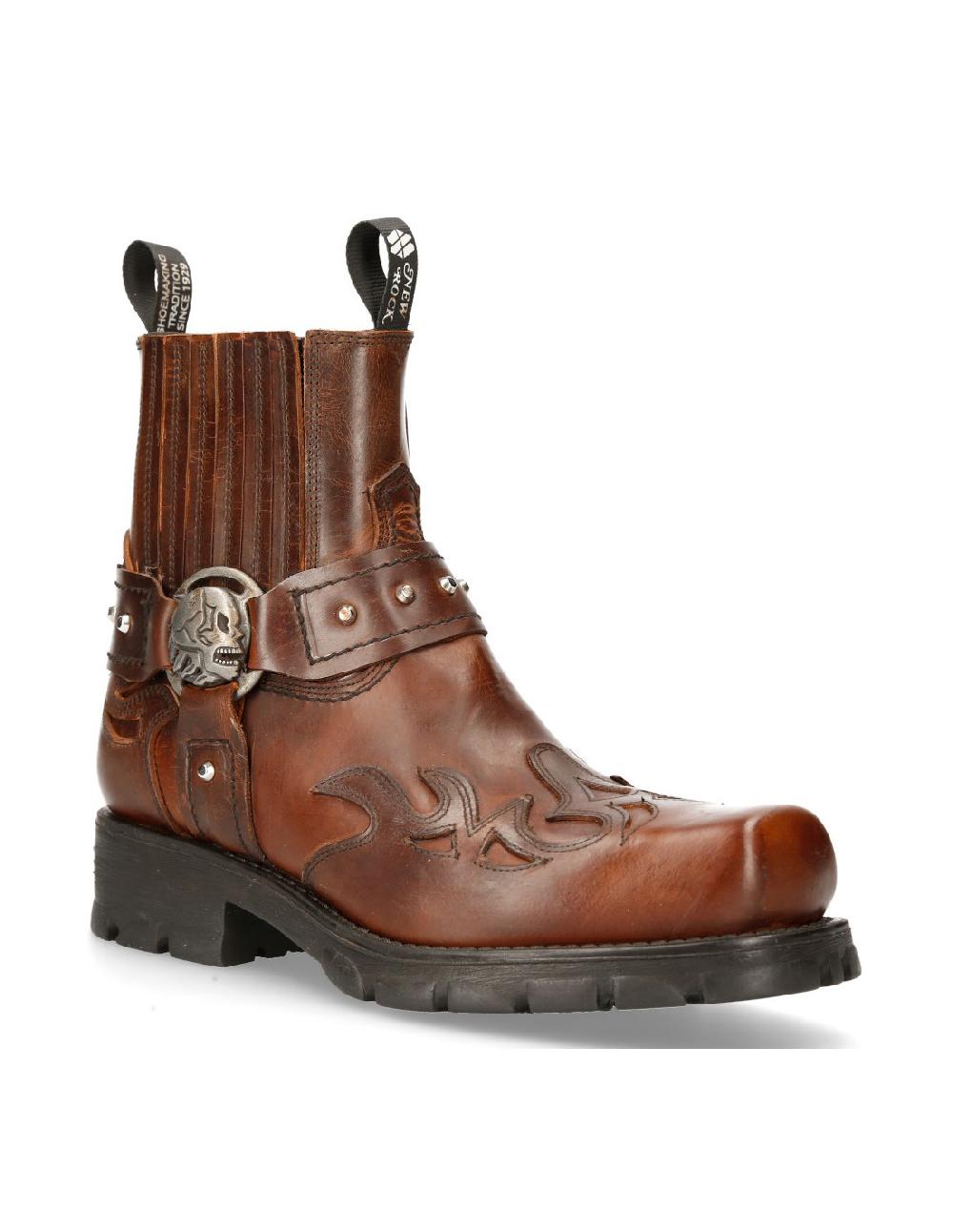 New Rock ANKLE BOOT MOTORCYCLE M-7637-C1