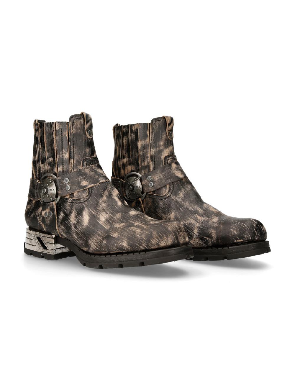 new rock ANKLE BOOT MOTOROCK M-MR007-C3