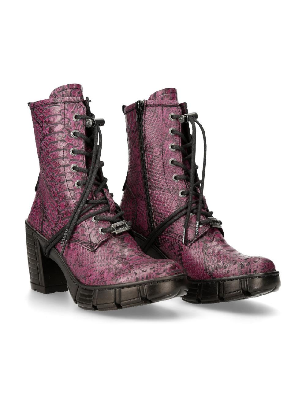 new rock ANKLE BOOT PURPLE TRAIL M-TRCASCO007-V3