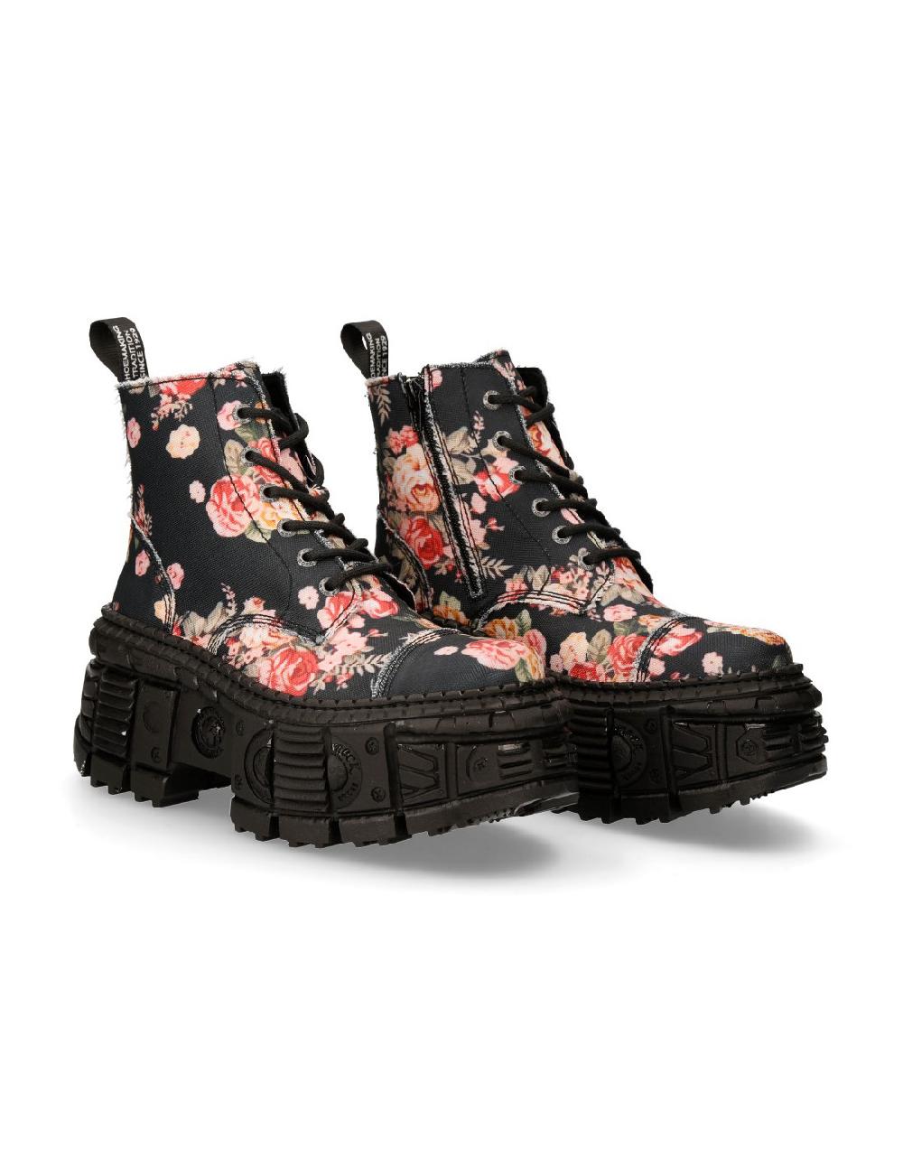 new rock ANKLE BOOT TANK M-WALL005-V36