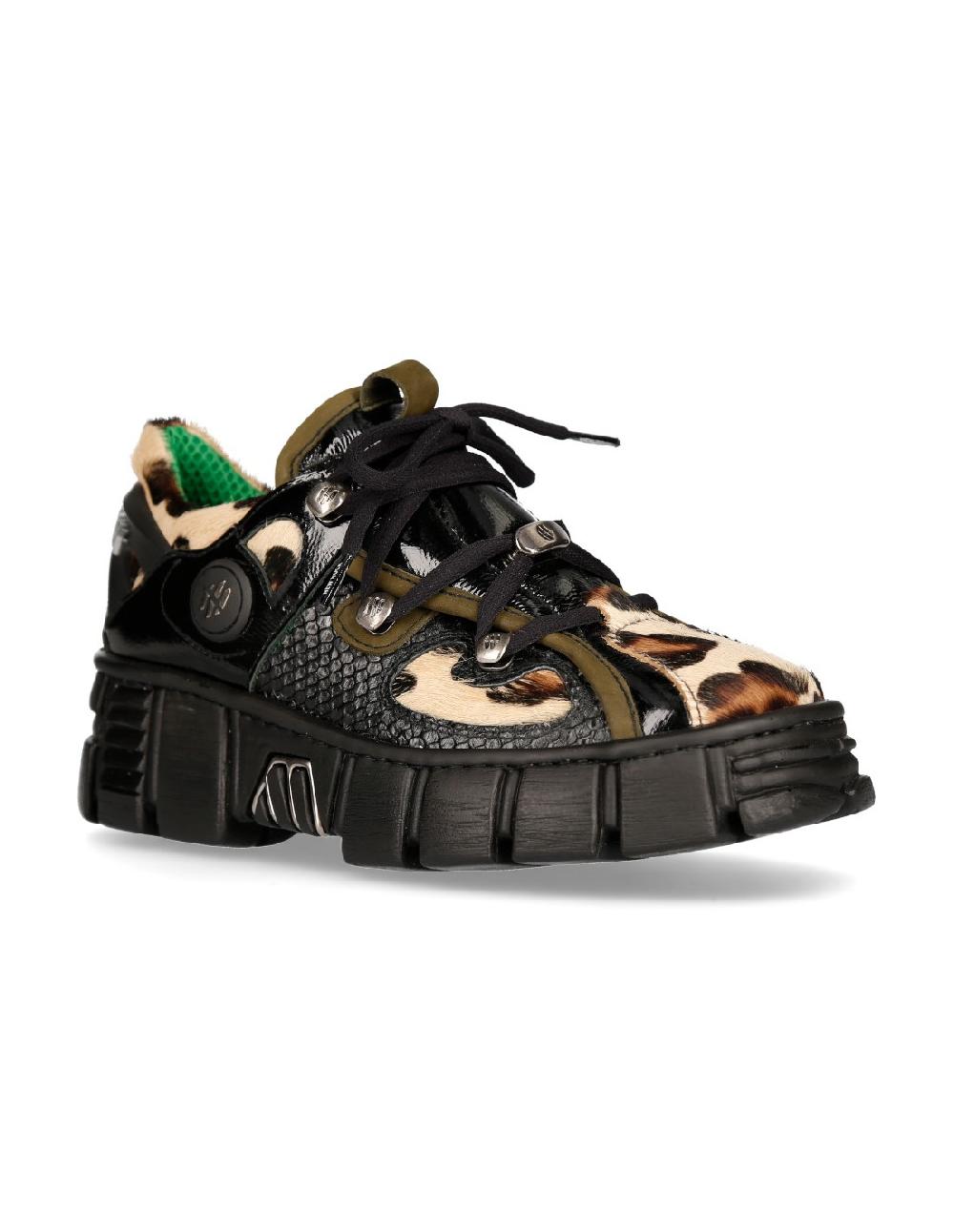 New Rock ANKLE BOOT TOWER WITH LACES M-WALL003-C10