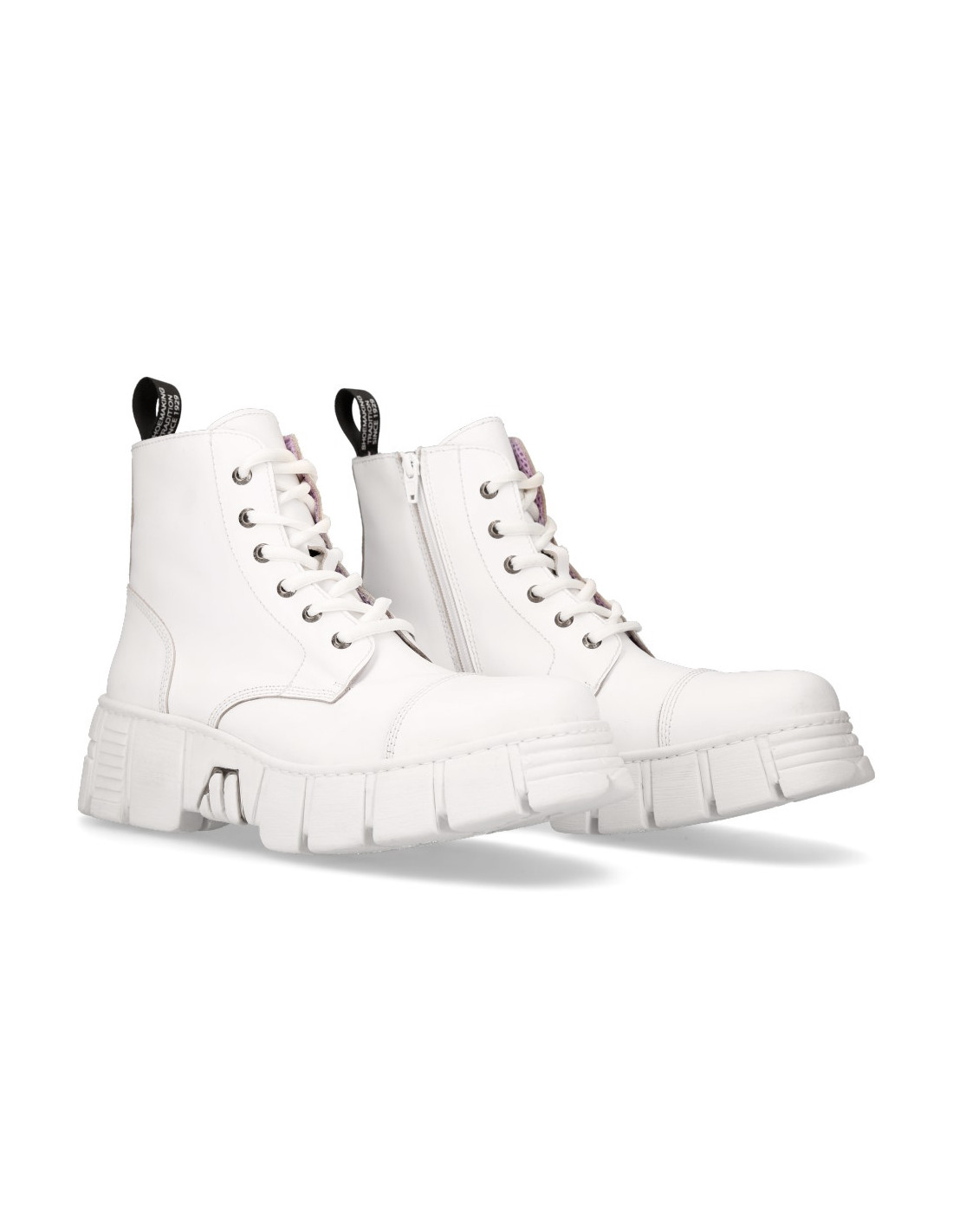new rock ANKLE BOOT TOWER WITH LACES M-WALL005-C1