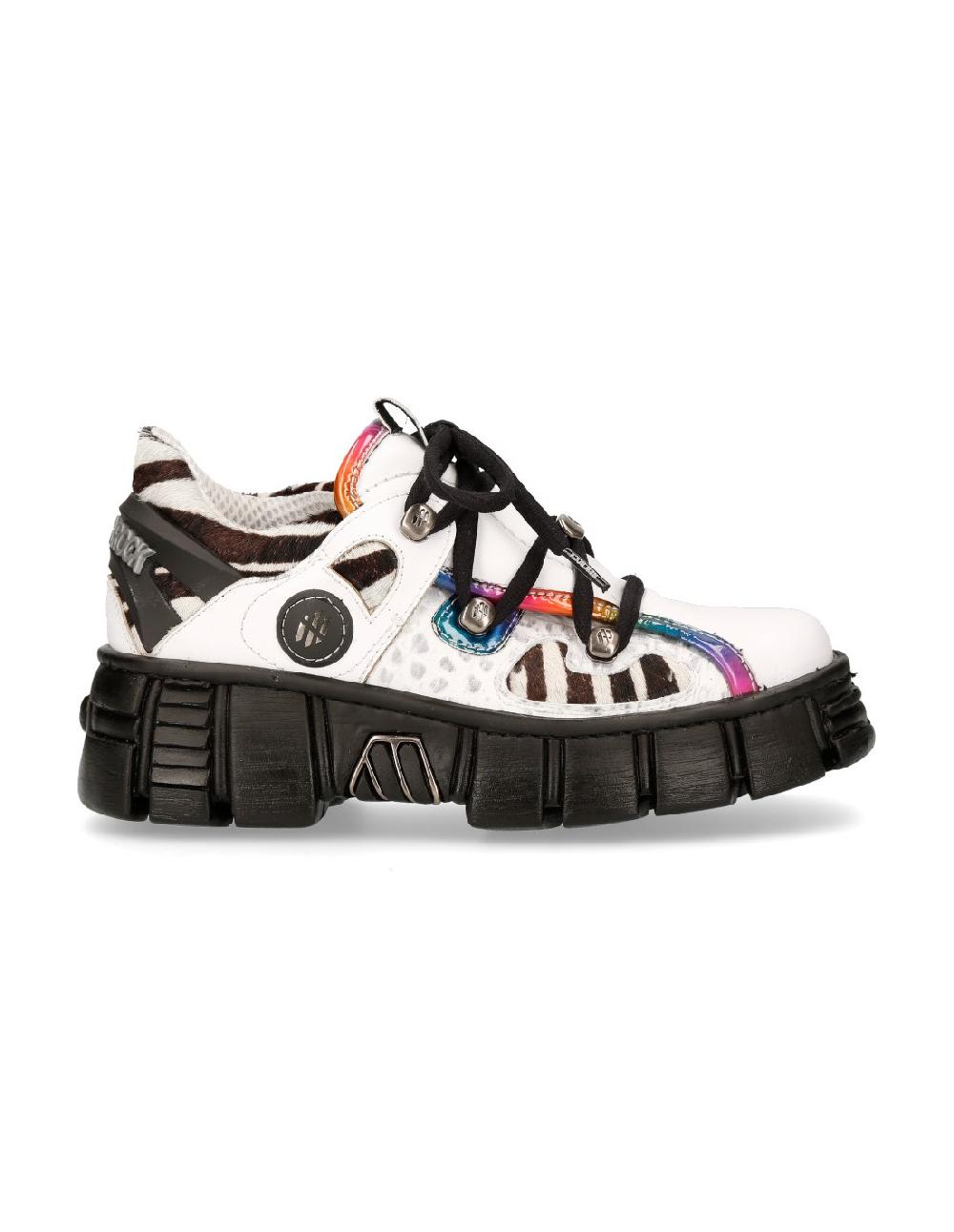 New Rock ANKLE BOOT TOWER WITH LACES M-WALL010-C2