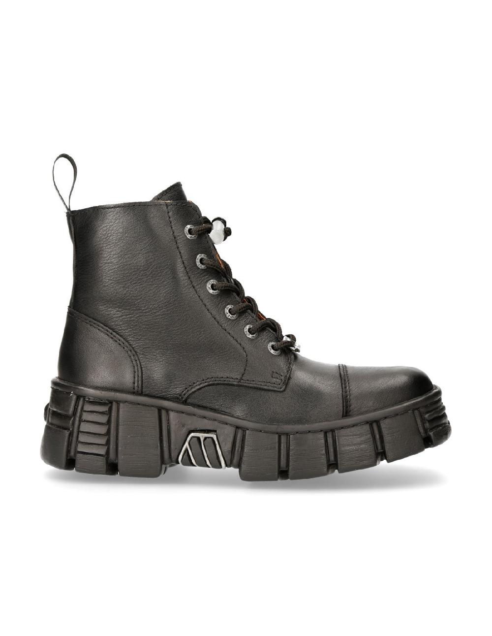 New Rock ANKLE BOOT TOWER WITH LACES M-WALL105-S1