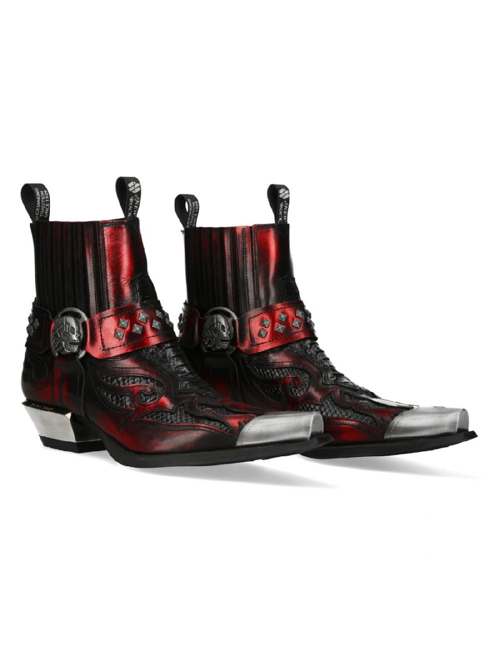 new rock ANKLE BOOT WEST M-WST005P-C4