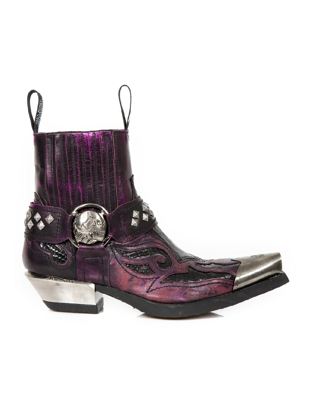 new rock ANKLE BOOT WEST M-WST005P-C5