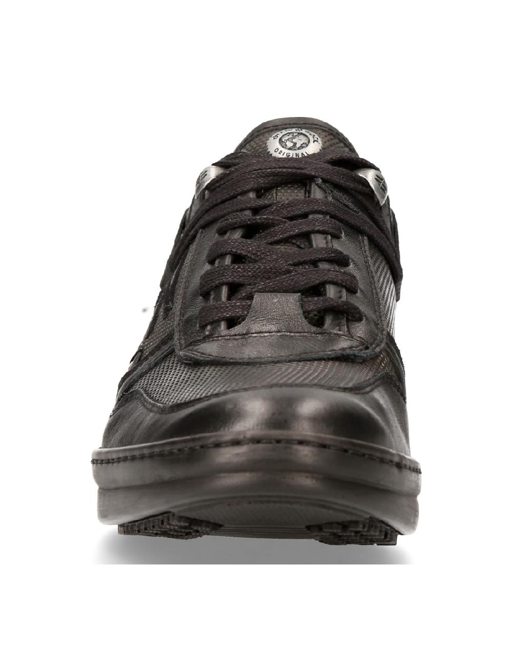 New Rock BLACK HYBRID WITH LACES M-HY021-S2