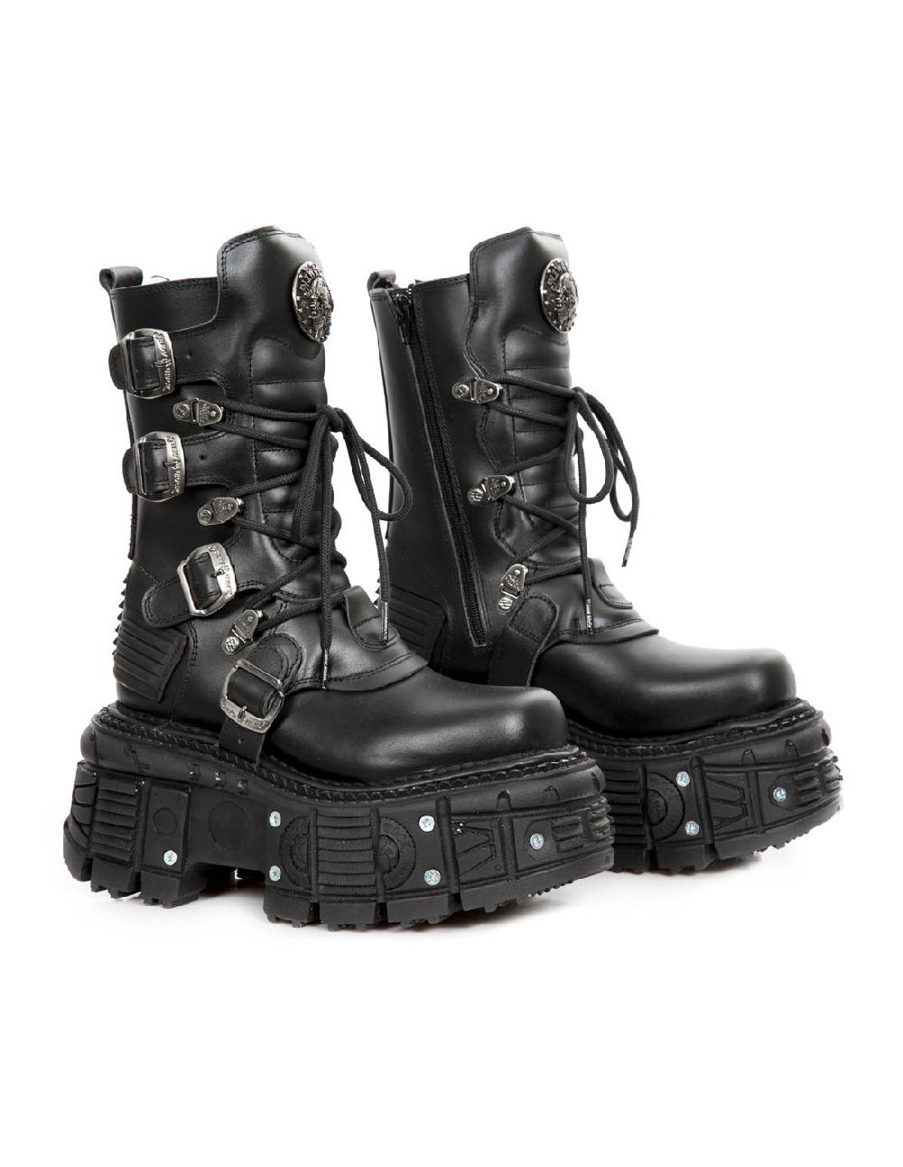 new rock BLACK IMPERFECT M-TANK002-C10
