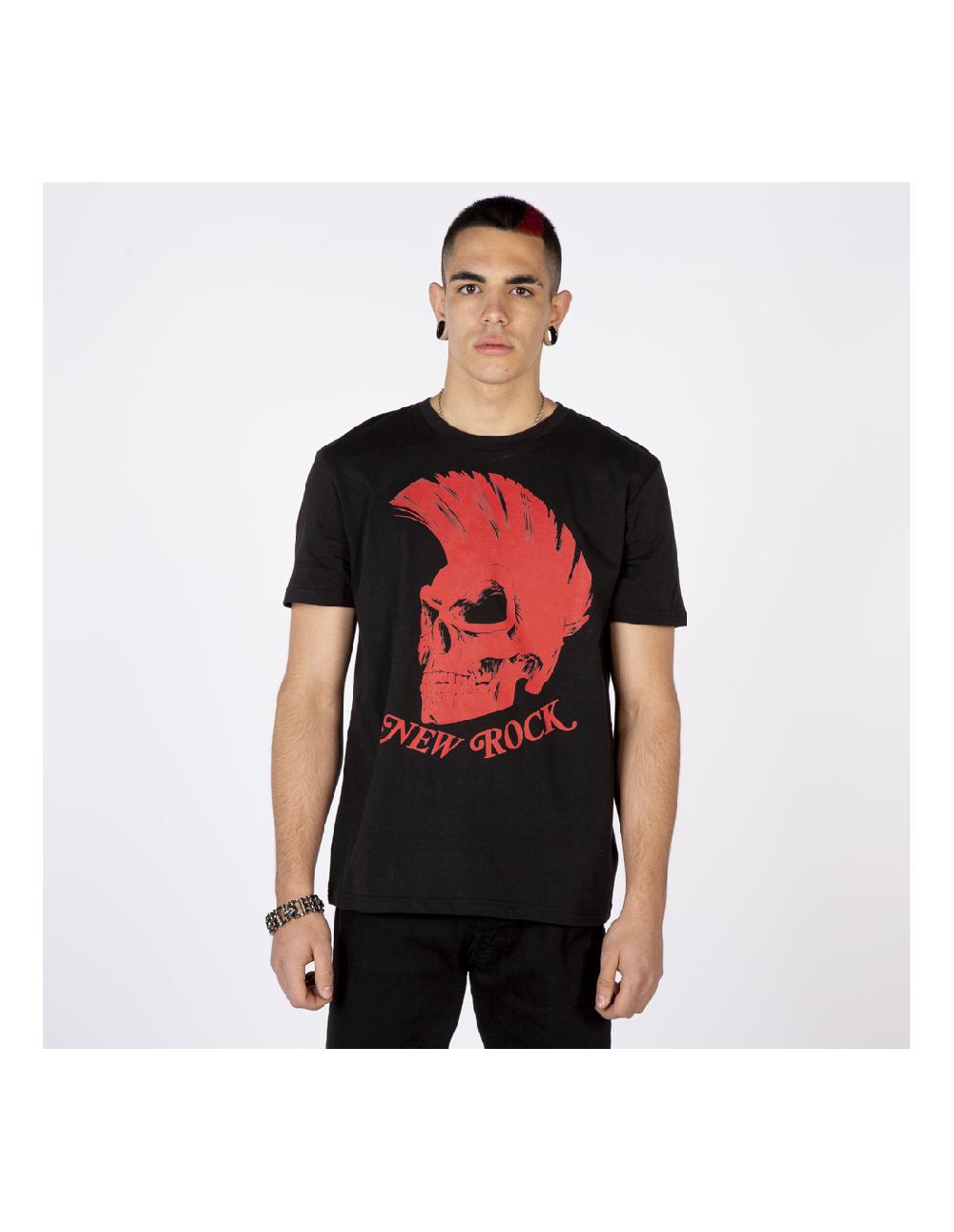 new rock BLACK W-TSHIRT6-S4