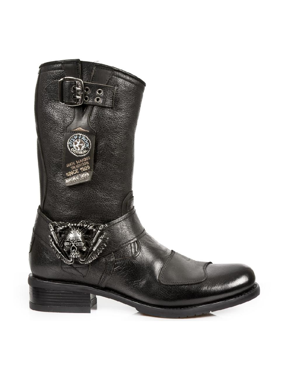 new rock BOOT BIKER M-GY07-S10