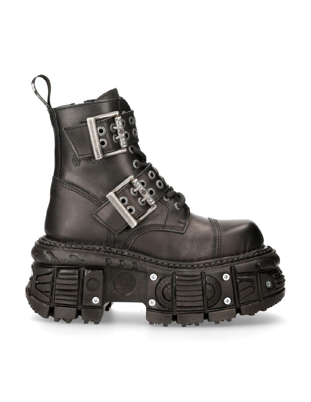 New Rock BOOT BLACK IMPERFECT M-MILI246-C1