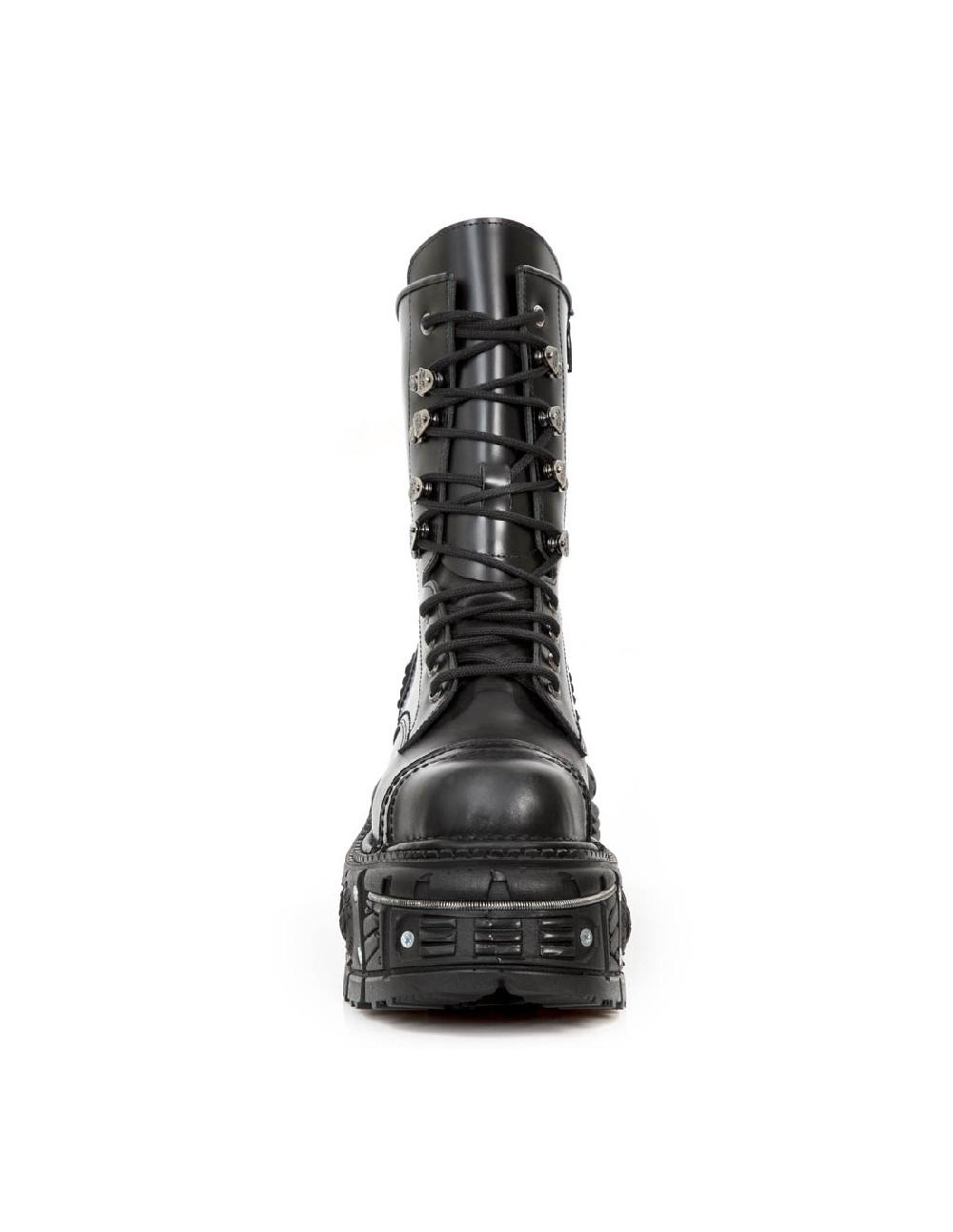 New Rock BOOT BLACK IMPERFECT M-TANK001-C2