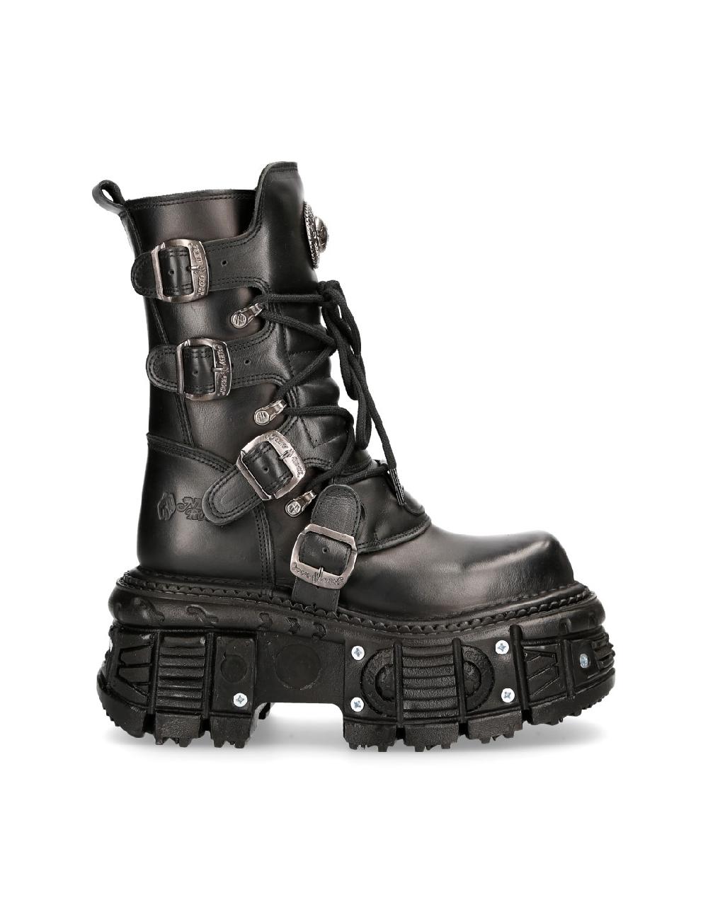 New Rock BOOT BLACK IMPERFECT M-TANK373-S1