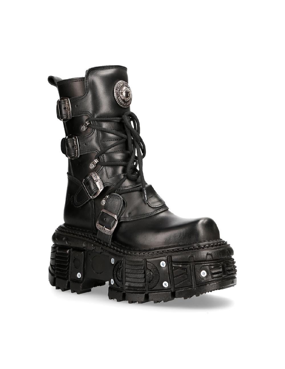 New Rock BOOT BLACK IMPERFECT M-TANK373-S1