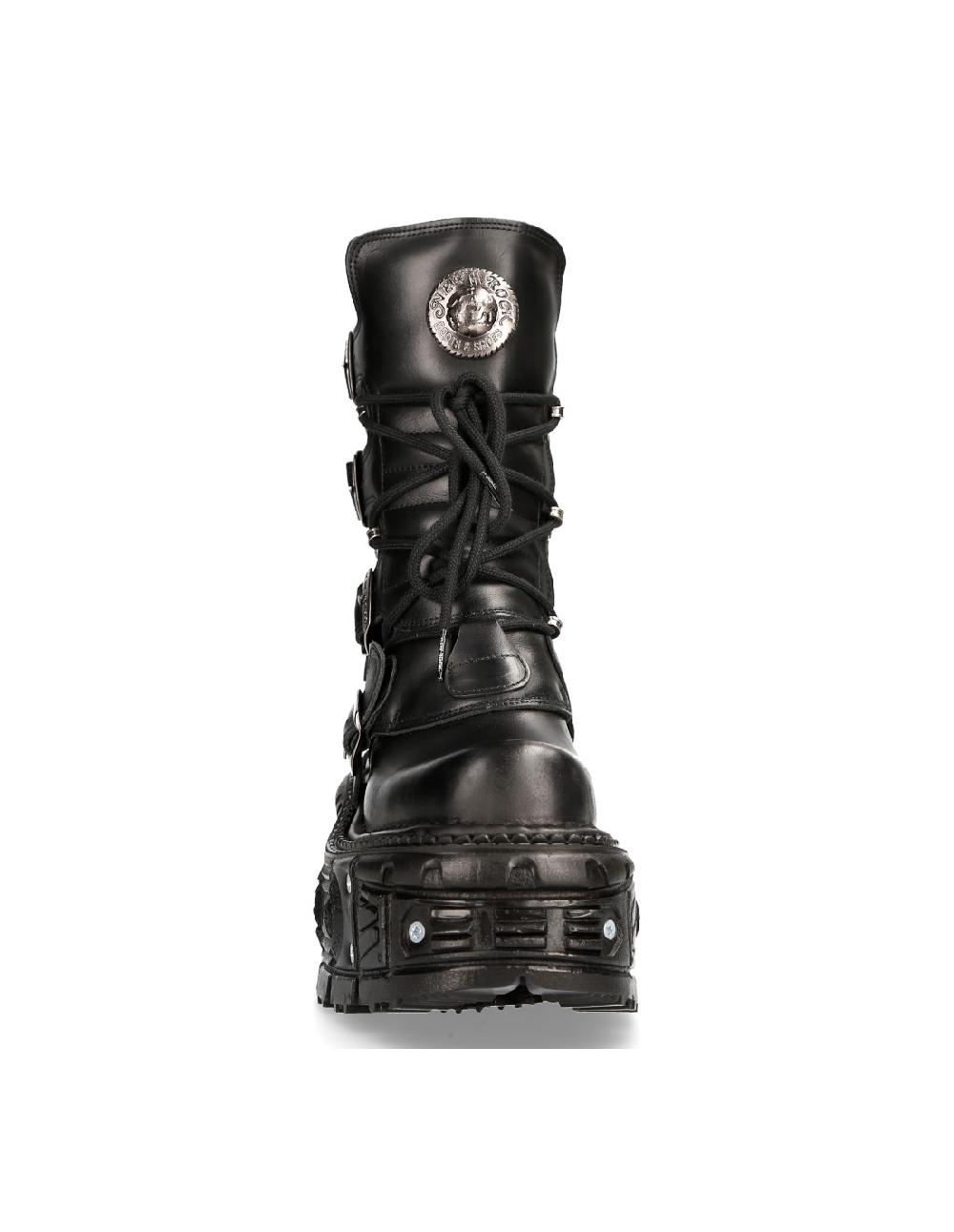 New Rock BOOT BLACK IMPERFECT M-TANK373-S1